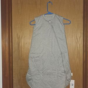 Gray Sleeveless Zippered Baby Sleep Sack